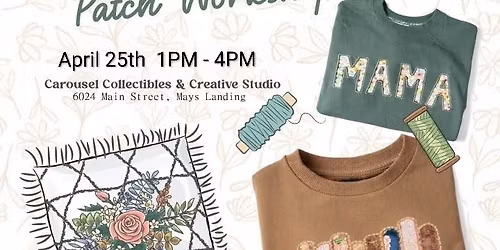Upcycled Embroidery & Patch Workshop