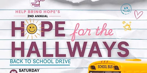 Second Annual Hope For The Hallways
