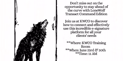 Lone Wolf's at the Door!!!