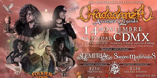 HADADANZA + Sue\u00f1os Medievales + Lemuria