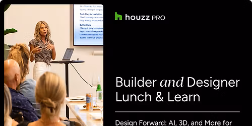 You\u2019re invited: AI and 3D Build & Design Tech Lunch and Learn!