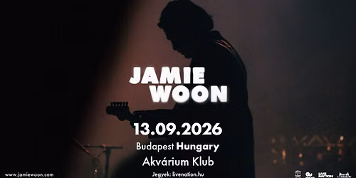 Jamie Woon | Budapest 2026