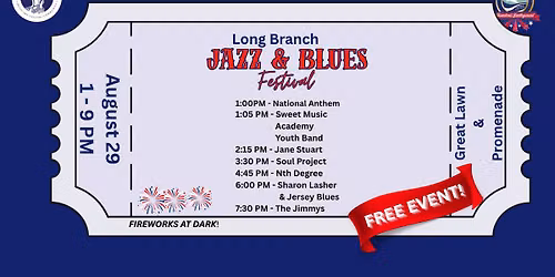 2026 Long Branch Jazz & Blues Festival