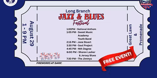 2026 Long Branch Jazz & Blues Festival
