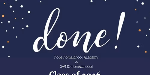 2026 SWMO Homeschool Graduation Planning Meeting