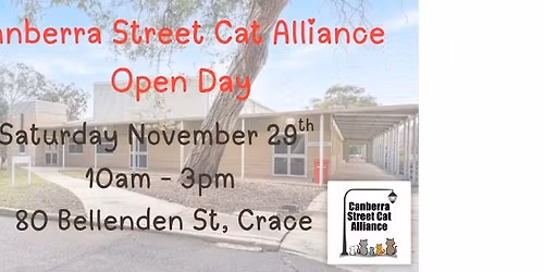 Canberra Street Cat Alliance Open Day