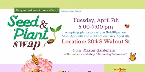 Seed & Plant Swap  April 7th