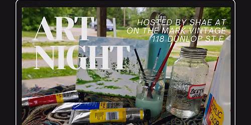 Art Night at On the Mark Vintage
