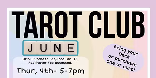 Tarot Club - All Ages - June
