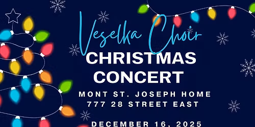 Veselka Choir Christmas Concert