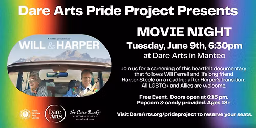 Dare Arts Pride Project Movie Night