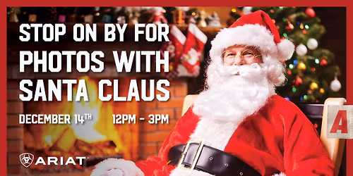 Photos with Santa at Atwoods! 