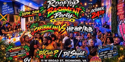 Rooftop Bashment Party: Silent Disco