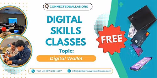 Free Digital Skills Class: Digital Wallet
