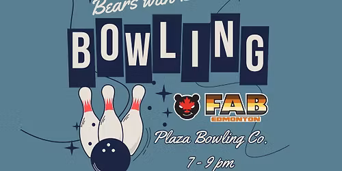 YEG FAB Bears with Balls Bowling