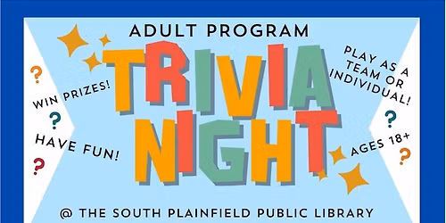 Adult Trivia Night
