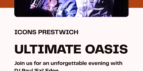 Ultimate Oasis tribute at Icons Prestwich