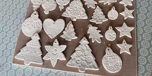 Make your own PORCELAIN Christmas Decorations 