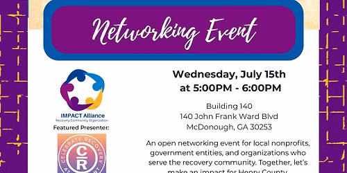 IMPACT Recovery Partners Networking Event