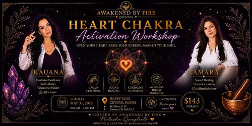 Heart Chakra Activation Work Shop