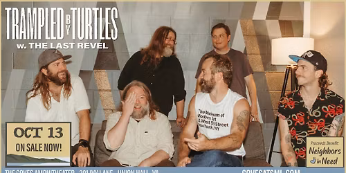 Trampled By Turtles w. The Last Revel