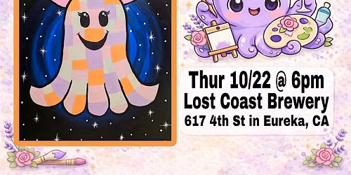 Quilty Ghost Paint Night at Lost Coast Brewery