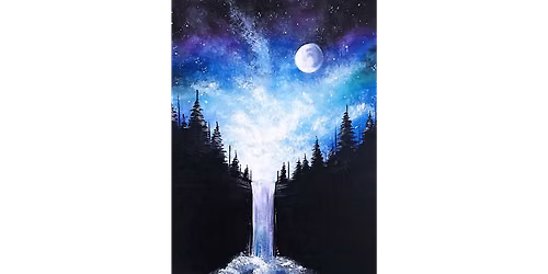 Galactic Waterfall - Paint and Sip in Indianapolis | Classpop!\u2122