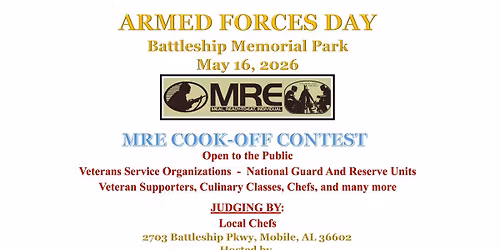 ARMED FORCES DAY - MRE COOK-OFF CONTEST 