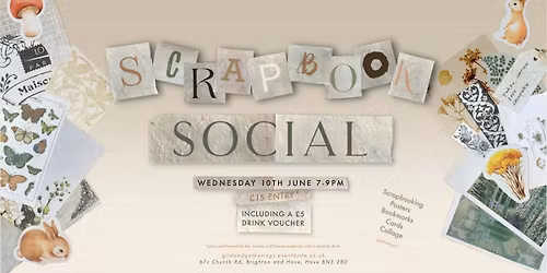 Scrapbook Social + \u00a35 drink voucher | Gild & Gather