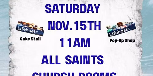 RNLI The Mumbles Lifeboat SIngers coffee morning