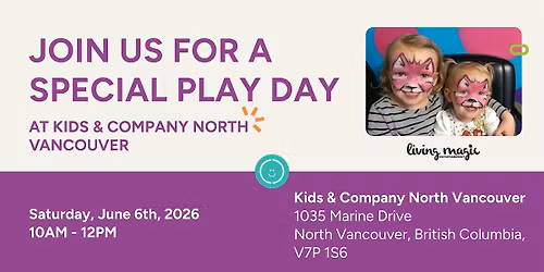 Special Play Day at Kids & Company North Vancouver