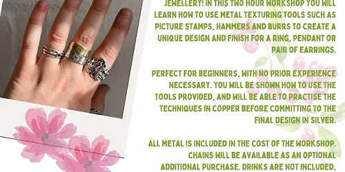 Silver Jewellery Workshop with Ephemera Rose