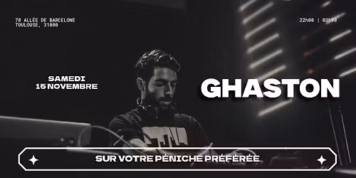 Samedi la nuit : Chez Frankie la nuit "Ghaston"