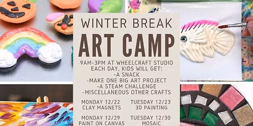 Art Day Camp- Winter Break!