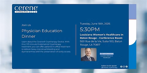 Cerene Physician Education Dinner