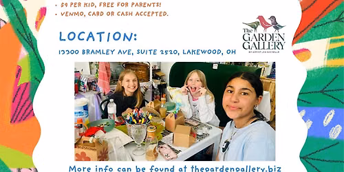 Kids Make Art - weekly creative art class for kids and families