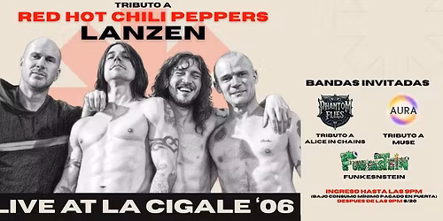\ud83c\udf36\ufe0f\ud83c\udfb8 TRIBUTO A RHCP: LIVE AT LA CIGALE \u201806 \ud83c\udfb8\ud83c\udf36\ufe0f