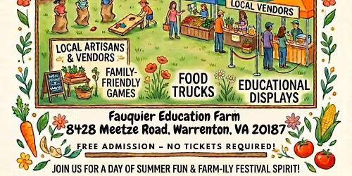 Fauquier Education Farm Farm-ily Festival