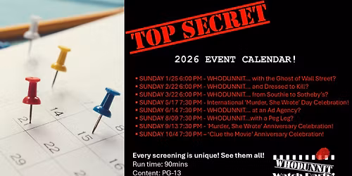 6\/14 7:30 PM - WHODUNNIT... on a Tennis Court?!