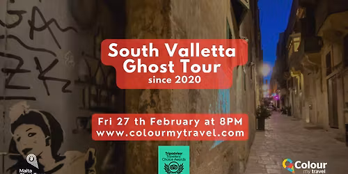 Valletta Ghost Tour - Friday 27th February at 8PM