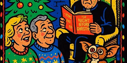 Monkeying Under the Mistletoe