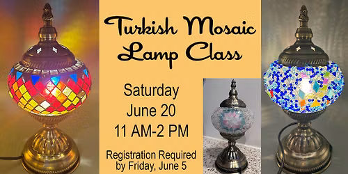 Turkish Mosaic Lamp Class