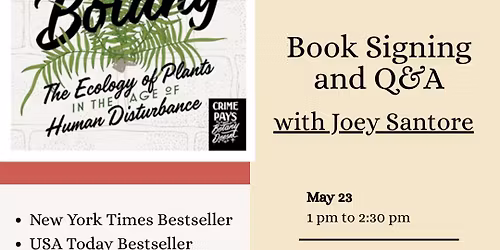 Book Signing and Q&A with Joey Santore
