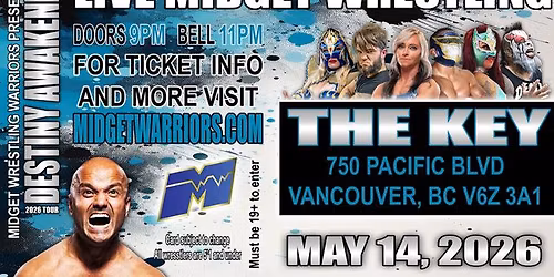 Midget Wrestling Warriors "Destiny Awakened" 2026 Tour