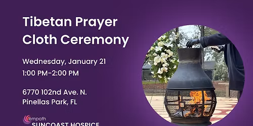 Tibetan Prayer Cloth & Memory Dove Ceremony