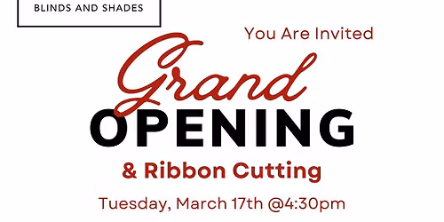 Ribbon Cutting for McDonald Blinds and Shades