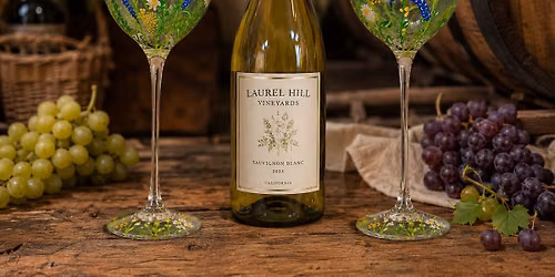 Wildflower Wine Glasses Sip & Paint