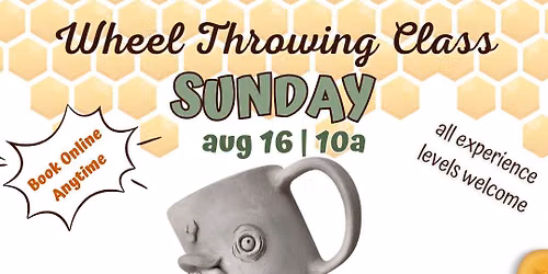\ud83d\udc41\ufe0f\u2615\ud83c\udfa8 Wheel Throwing Class: Whimsical Face Mug \ud83c\udfa8\u2615\ud83d\udc41\ufe0f
