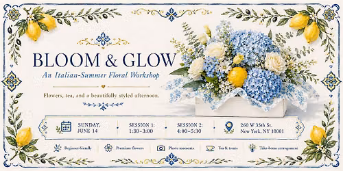 Bloom & Glow: Floral Workshop + Complimentary Skin Analysis