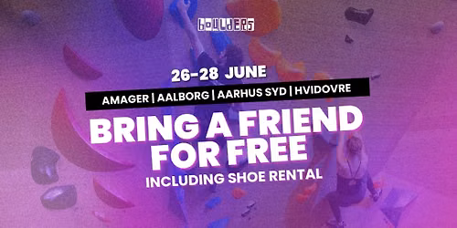Boulders members: bring a friend to climb for free